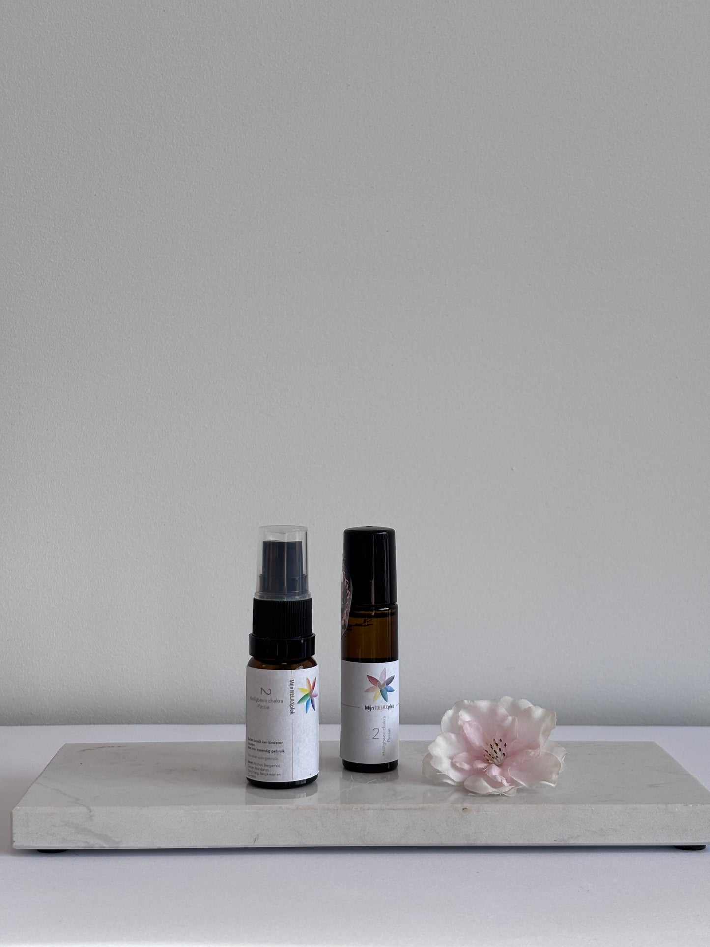 2e Chakra van Tamara’s Relaxplek – natuurlijke spray en roller met ylang ylang en carneool voor passie en emotionele balans