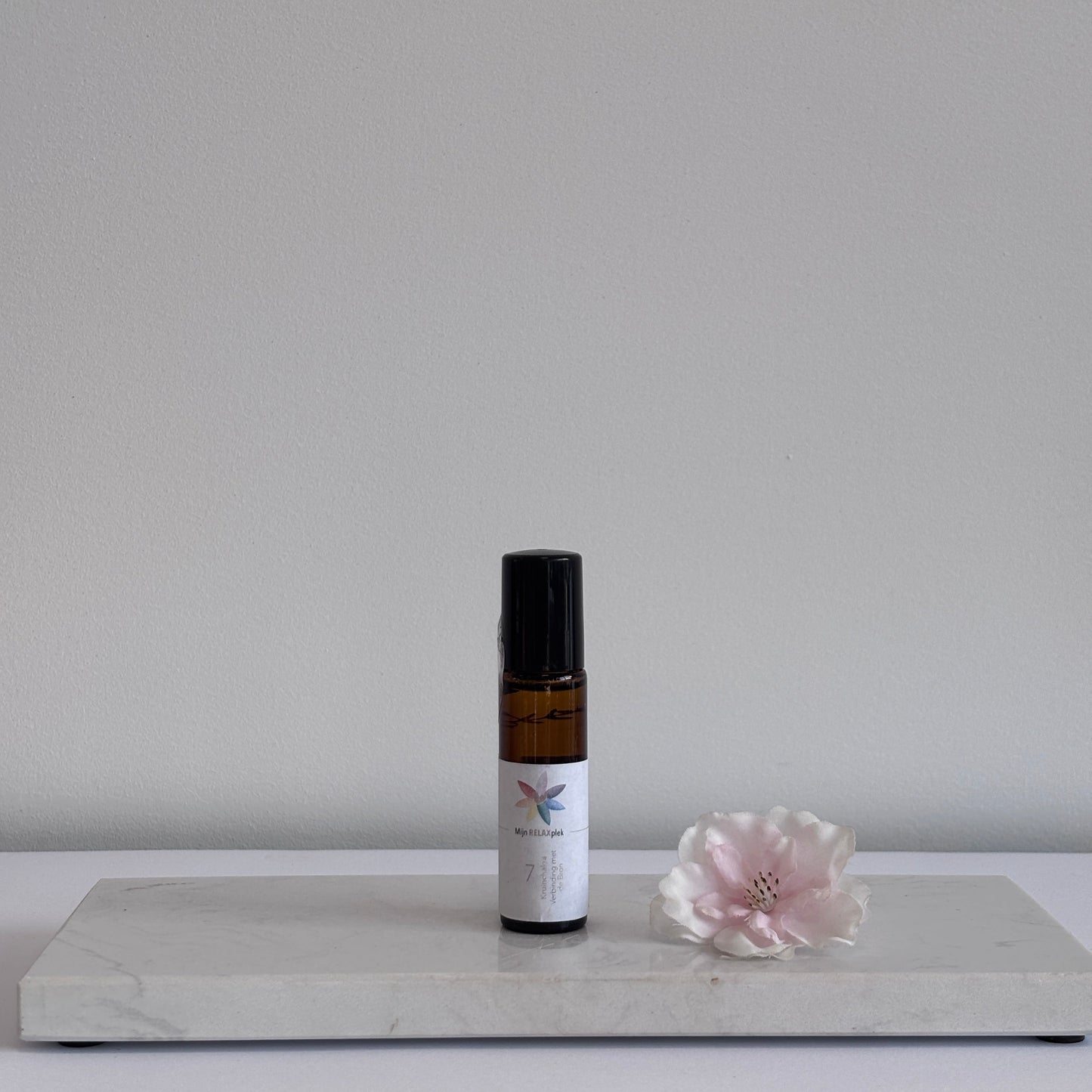 7e Chakra Roller 10 ml – geurfrequentie met wierook en sandelhout voor kruinchakra-balans en spirituele helderheid