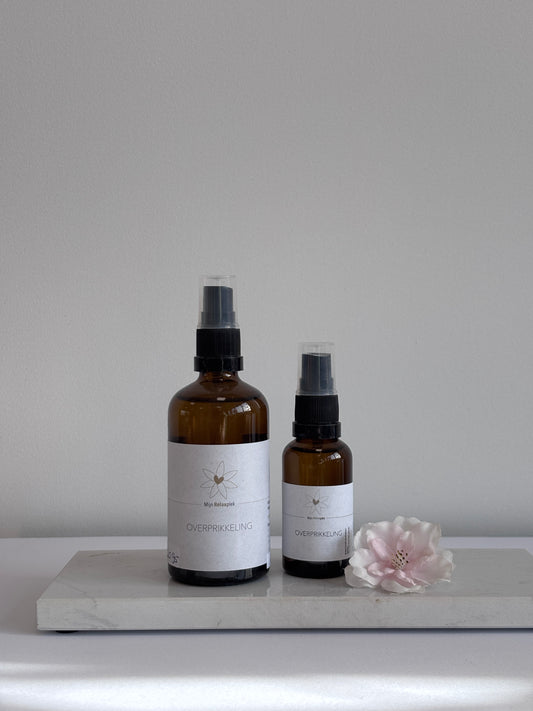 Overprikkeling Auraspray van Tamara’s Relaxplek – natuurlijke spray met melisse en kamille voor rust en ontspanning