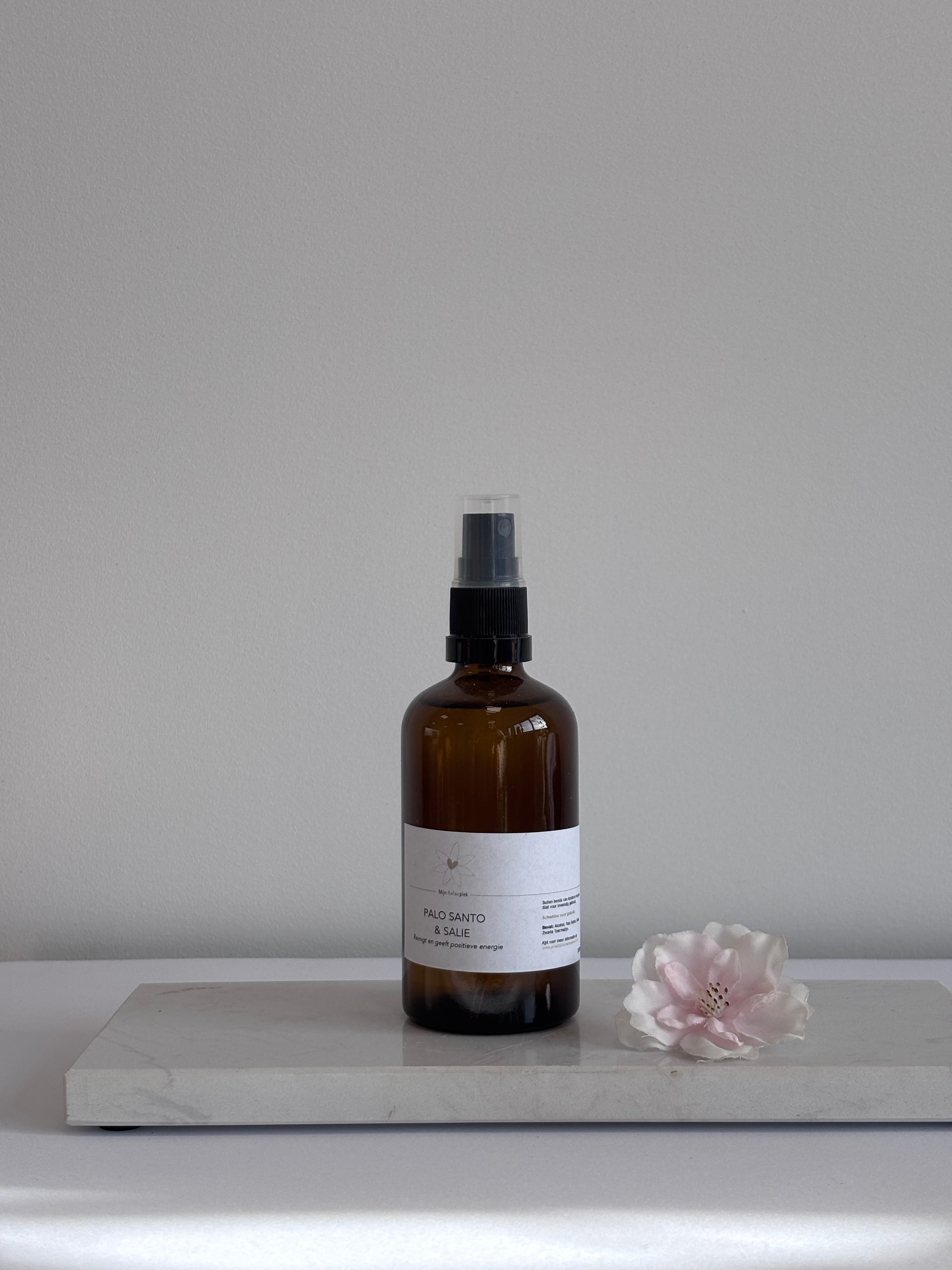 Tamara’s Relaxplek Palo Santo & Salie Auraspray 100 ml – zuiverende spray met zwarte toermalijn voor rust en balans