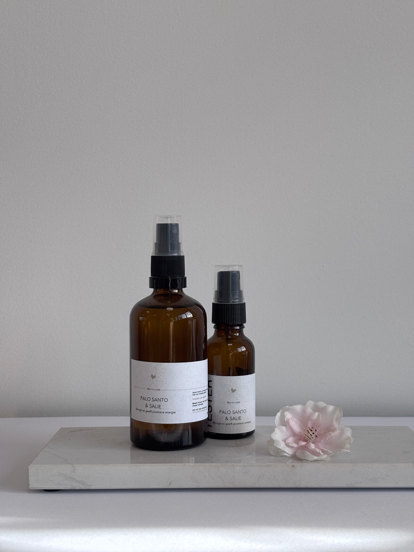 Palo Santo & Salie Auraspray van Tamara’s Relaxplek – natuurlijke spray voor energetische reiniging en bescherming