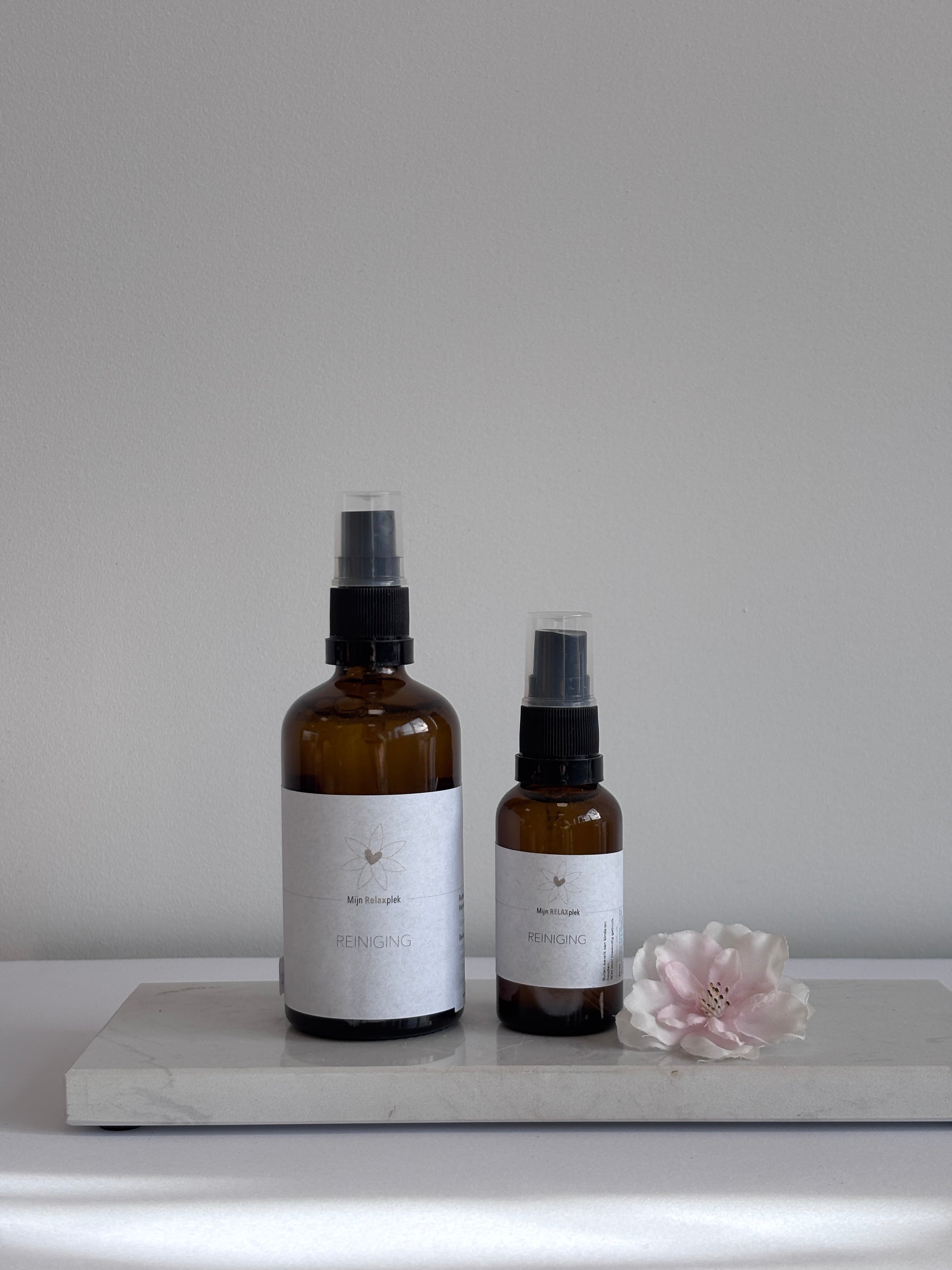 Tamara’s Relaxplek Reiniging Auraspray 30 en 100 ml – energetische spray met bergkristal, obsidiaan en seleniet voor reiniging en balans